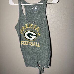🏈Green Bay Packers🏈 lightweight tank top with knot front